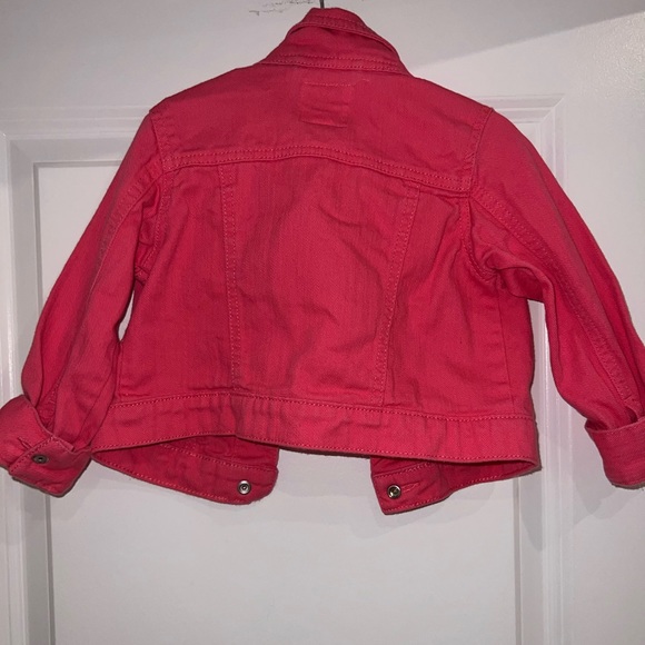 The Children’s Place pink denim jacket size 2T - Picture 2 of 3